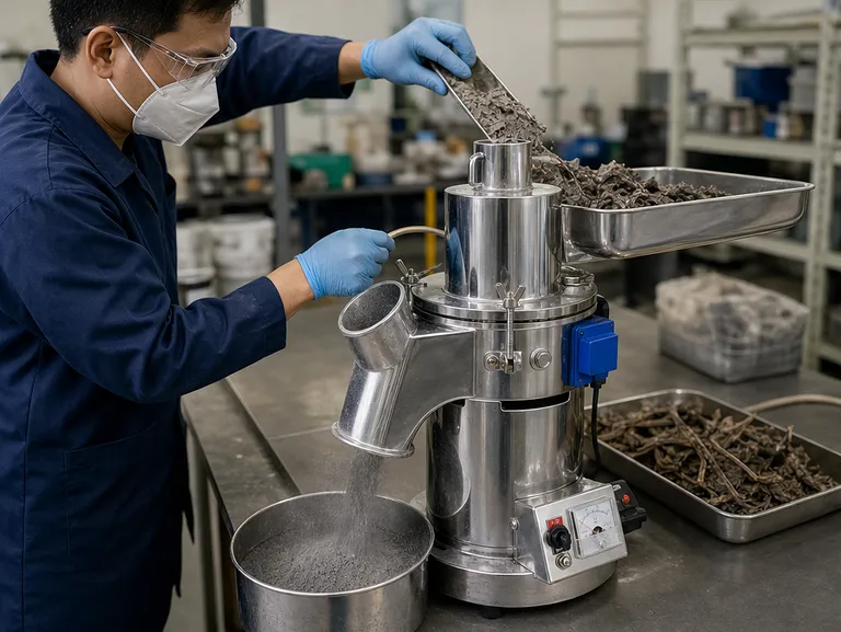 The Hidden Variable in Green Chemistry: Why Your Banana Leaf Ash Fails (And How Precision Grinding Fixes It) 2