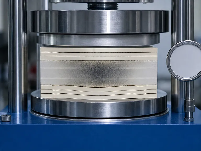 The Layers That Wouldn’t Lie Flat: Why Nine Sheets of Ceramic Demand a Laboratory Press That Thinks in Microns 1
