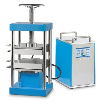 Laboratory Split Type Automatic Hot Press Program Control Hydraulic Pellet Compaction System for Material Science Research