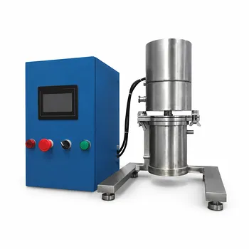 Vertical Bead Mill Lab Ultra Fine Wet Stirred Grinding Machine Glove Box Powder Disperser