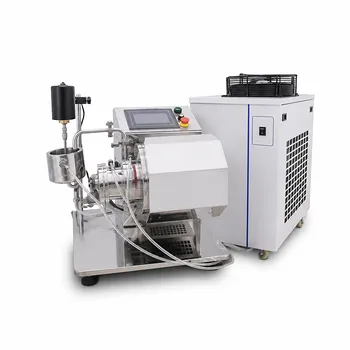 Nano Scale Bead Mill Ceramic Pin Type Sand Grinder Laboratory Wet Media Milling System