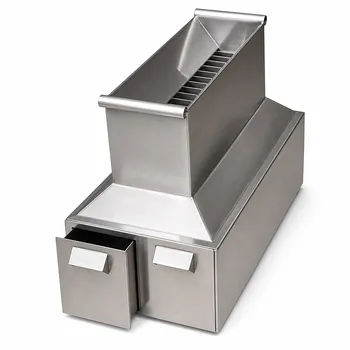 Sealed Riffle Splitter Enclosed Laboratory Sample Divider Stainless Steel Powder Sub Sampling Reduction Equipment