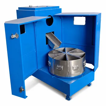 Sealed Variable Frequency Rotary Sample Divider Automated Laboratory Powder and Granular Divider System